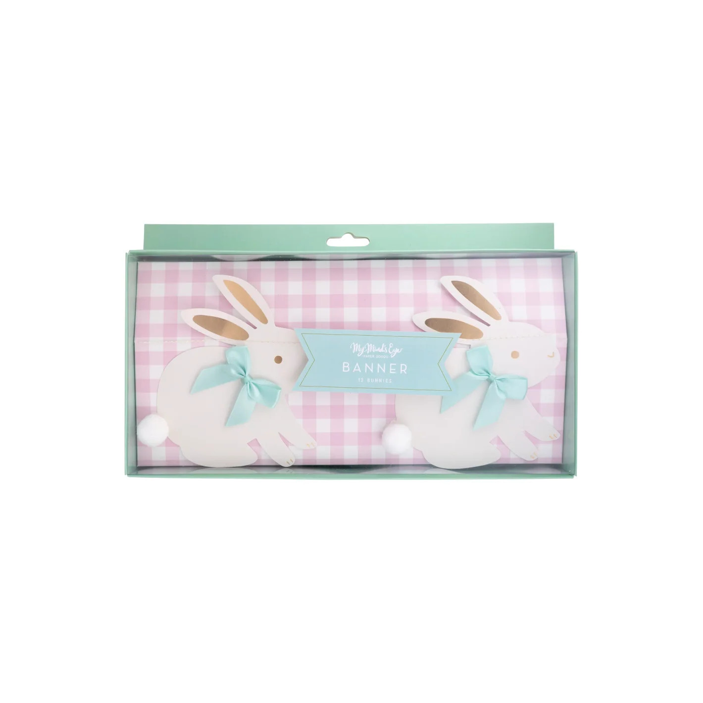 my minds eye bunnies with ribbon bows banner | Minnow