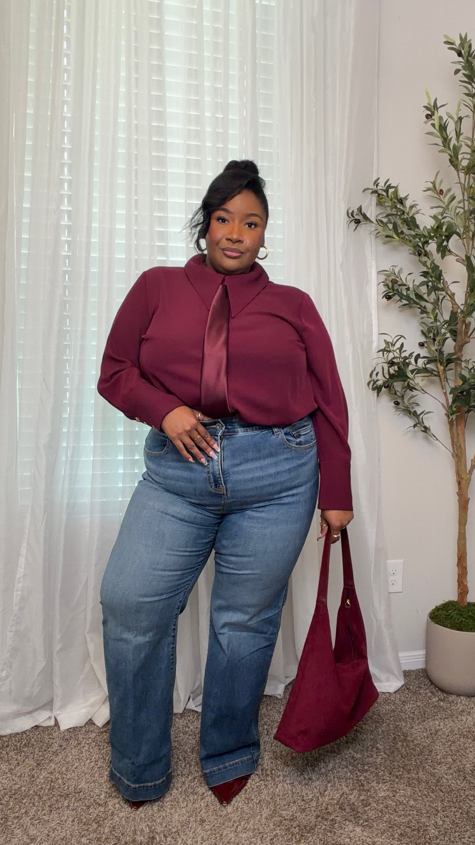 Monochrome looks great a casual work look!

#LTKootd #LTKPlusSize #LTKWorkwear