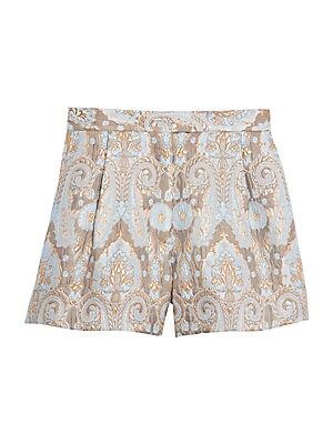 Ori Metallic Jacquard Shorts | Saks Fifth Avenue