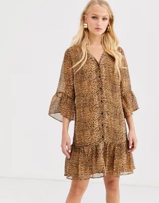 In Wear Tanya leopard print dress | ASOS US