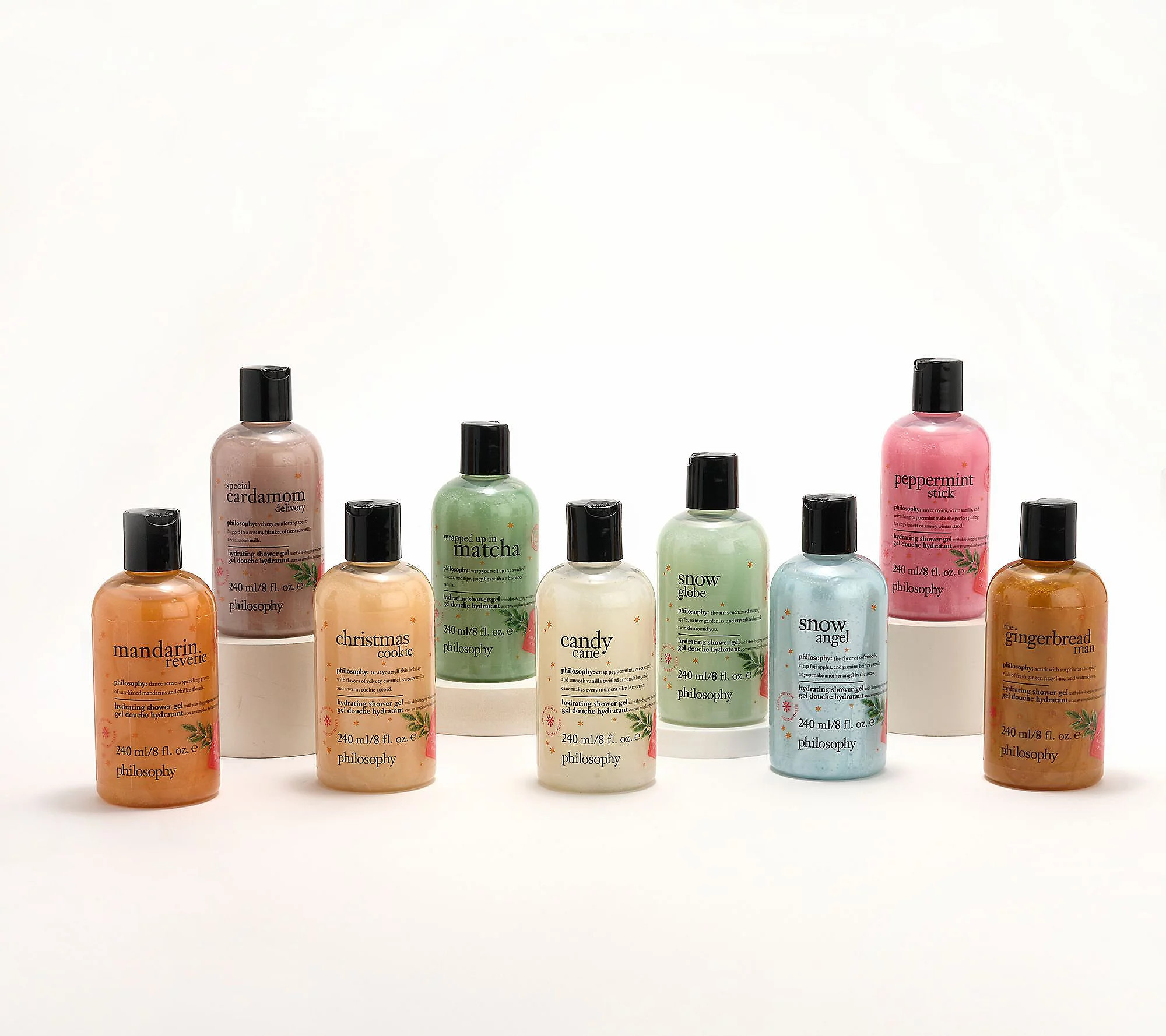 philosophy holiday special delivery 9pc 8oz shower gels | QVC