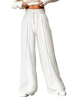 Women's Wide Leg Sweatpants with Pockets High Waisted Drawstring Loose Pants | Amazon (US)
