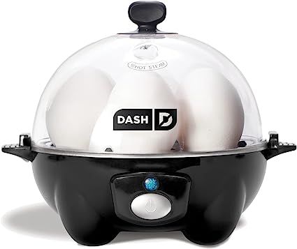 DASH Rapid Egg Cooker: 6 Egg Capacity Electric Egg Cooker for Hard Boiled Eggs, Poached Eggs, Scr... | Amazon (US)
