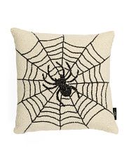 16x16 Hand Beaded All Over Spider Pillow | Marshalls