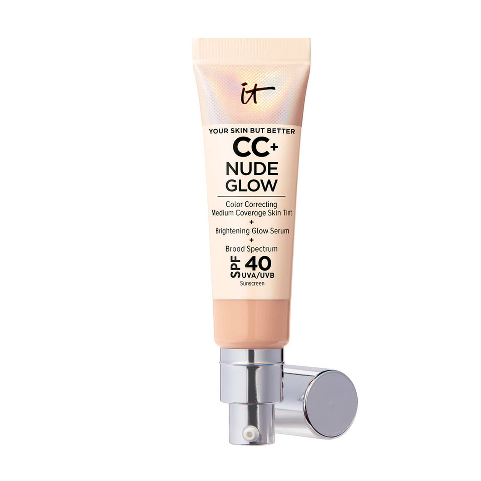 CC+ Nude Glow Lightweight Foundation + Glow Serum with SPF 40 | IT Cosmetics (US)