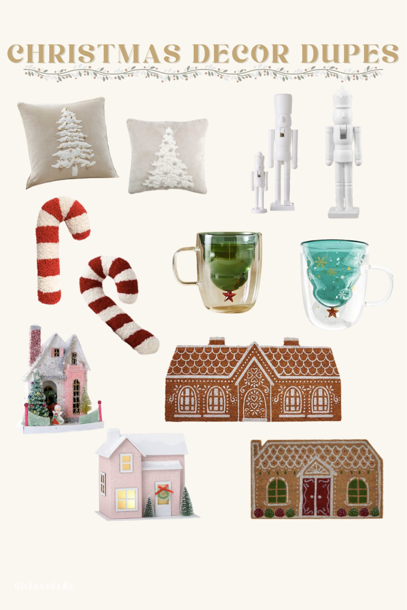 Christmas Decor dupes! 

#LTKHoliday #LTKSeasonal #LTKCyberweek