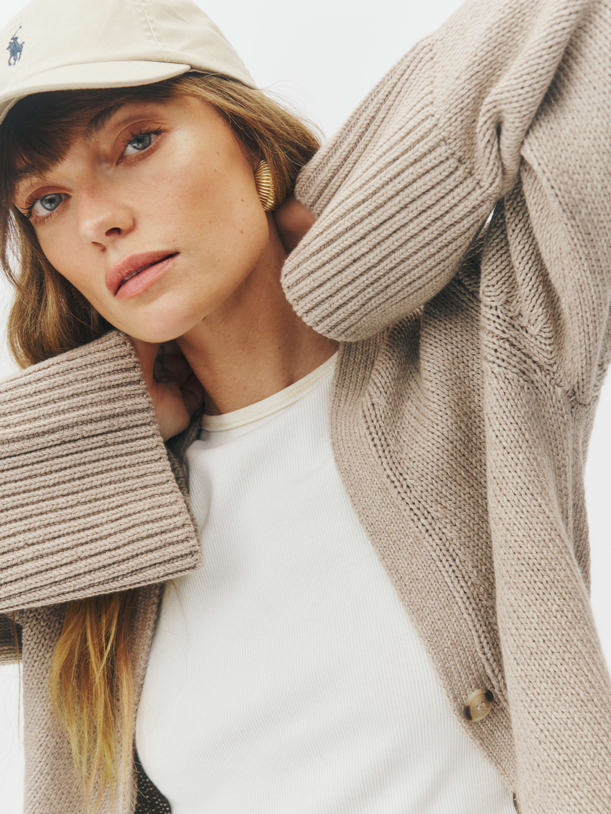 Nala Cotton Cashmere Cardigan | Reformation (Global)