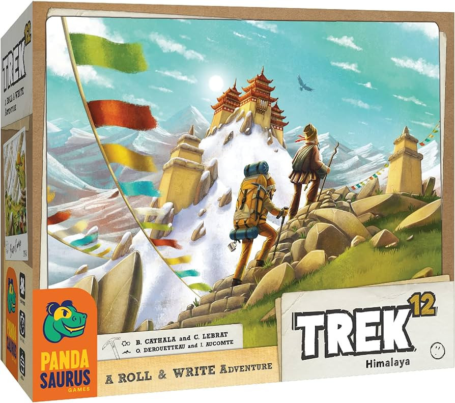 Trek 12 Himalaya Board Game - Embark on a Himalayan Adventure of Strategy and Skill! Roll and Wri... | Amazon (US)