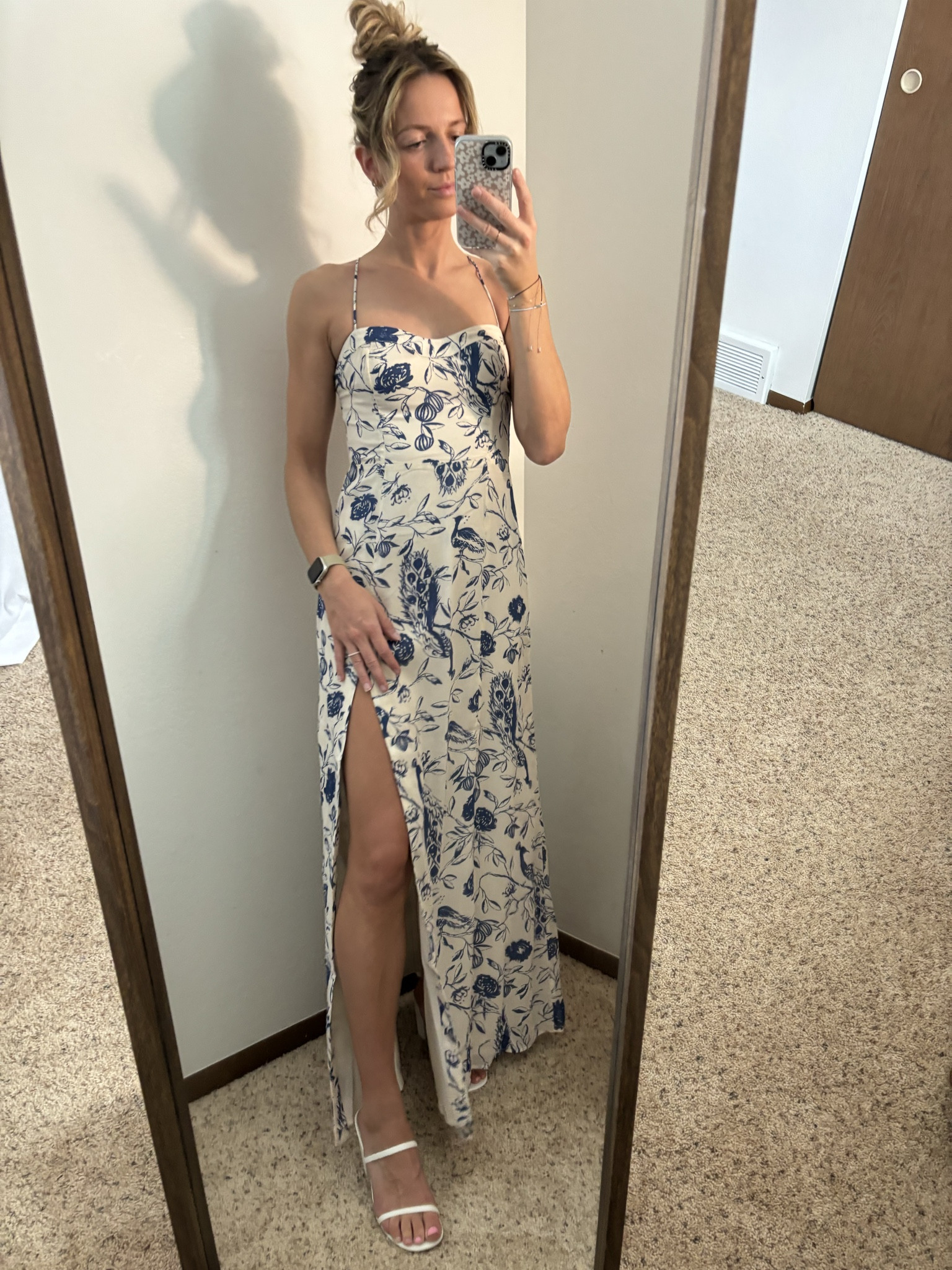 white dress a line mini P.S. I Love You