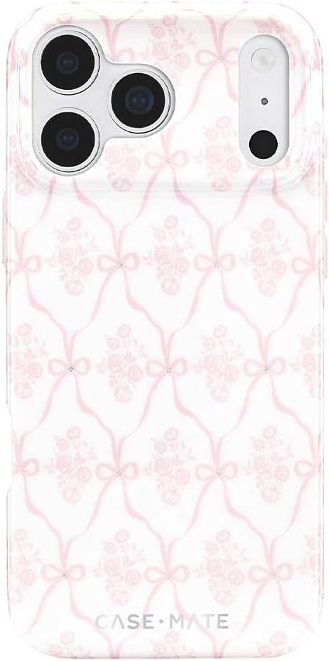 Case-Mate iPhone 18 Pro Case - MagSafe Phone Case - Ballet Pink Bow | Amazon (US)