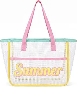 with Reinforced Shoulder Straps for Pool Beach Travel Stadium Concerts Airport ，Summer Pool Sho... | Amazon (US)