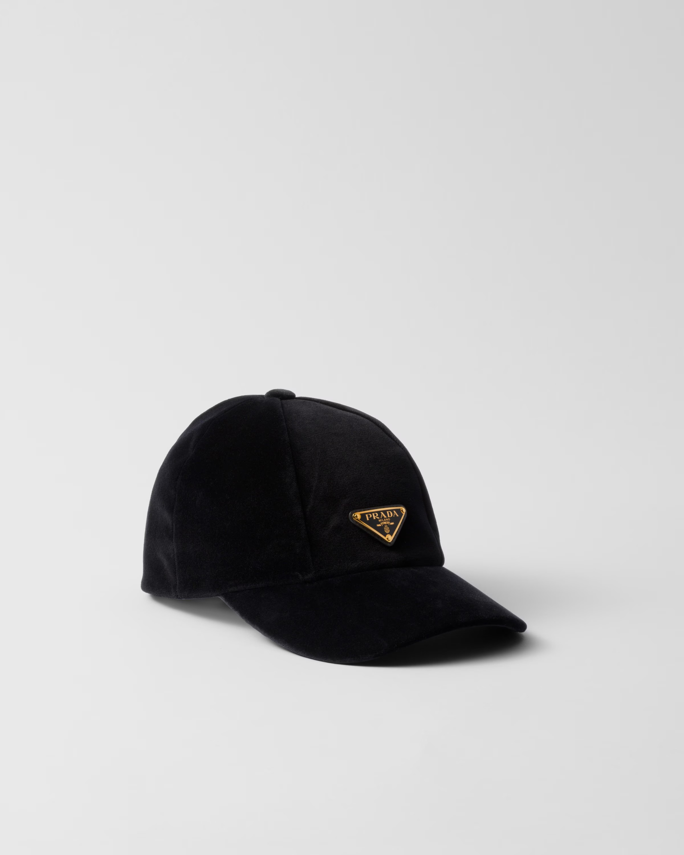 Velvet baseball cap | Prada Spa US