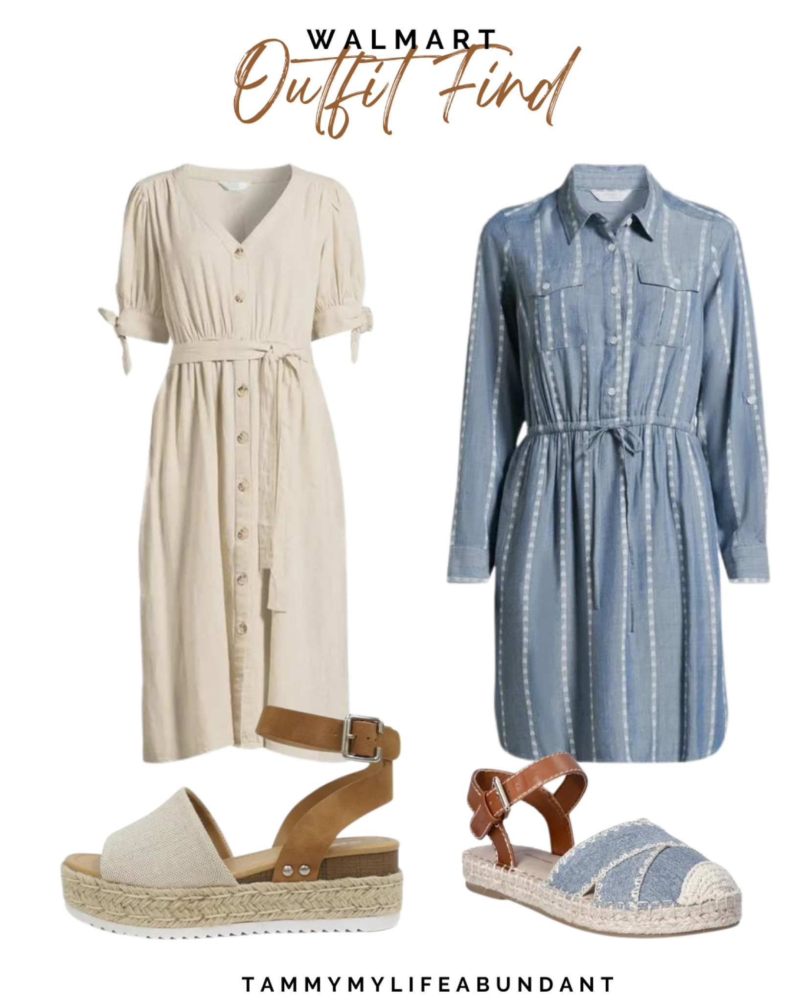 Two cute spring dress finds
#walmartfind

#LTKstyletip #LTKfindsunder50 #LTKshoecrush
