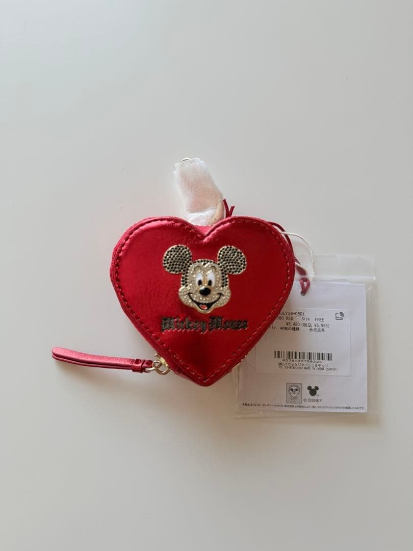 Moussy Disney Mickey Heart Pouch With Tag | eBay | eBay US
