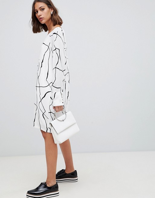 Minimum graphic print shift dress | ASOS US
