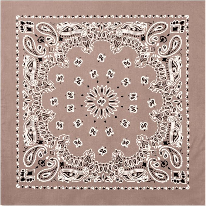 Rothco Trainmen Paisley Bandana 27” x 27” Extra‑Large 100% Cotton Head Wrap Scarf Multi‑U... | Amazon (US)