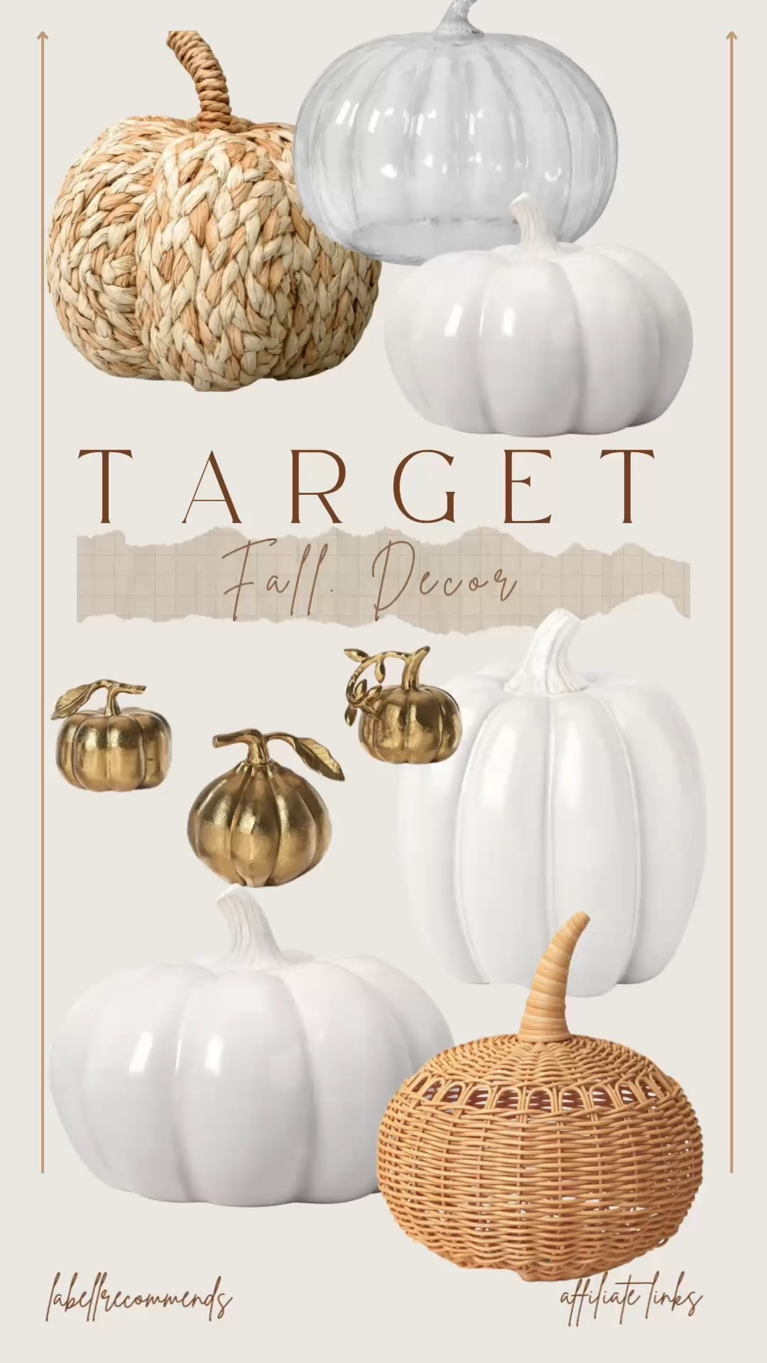 Pumpkin fall decor from Target! All this fall decor is under $25-perfect for any budget! Perfect for neutral decors.

#falldecor #targethome #pumpkindecor #falldecorations #falllovers

Fall pumpkin decor, target finds for fall, fall decorations, affordable fall decor, pumpkin decor, neutral fall decor

#LTKSeasonal #LTKHome #LTKFindsUnder50