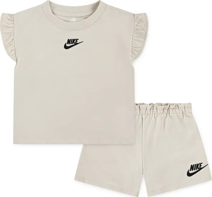 Kids' French Terry T-Shirt & Shorts Set | Nordstrom Rack