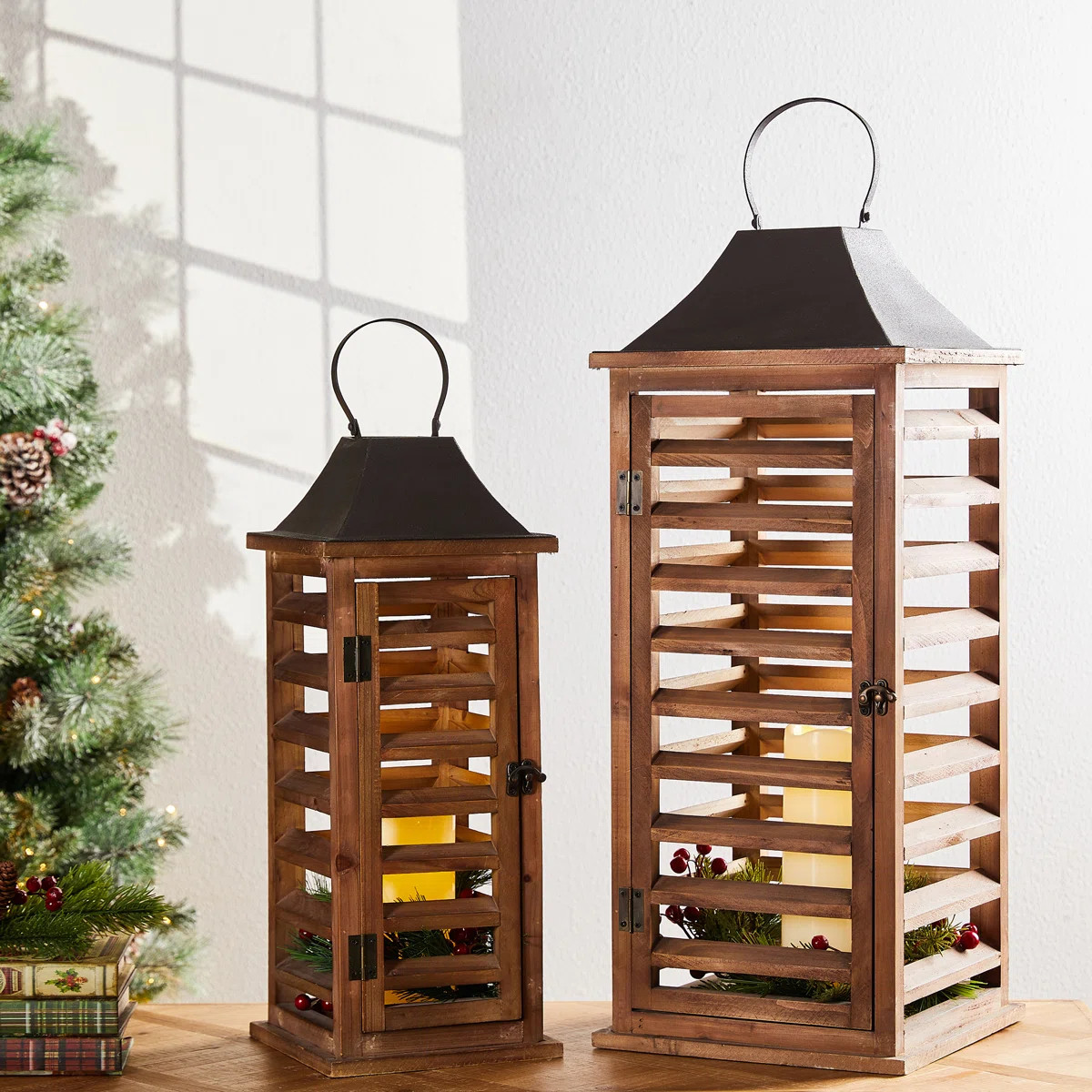 Wooden Tabletop Lantern | Wayfair North America