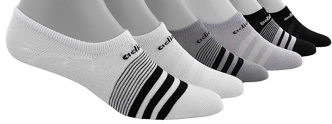 Adidas Women's Super No Show 6 Pair Climate Socks | Amazon (US)