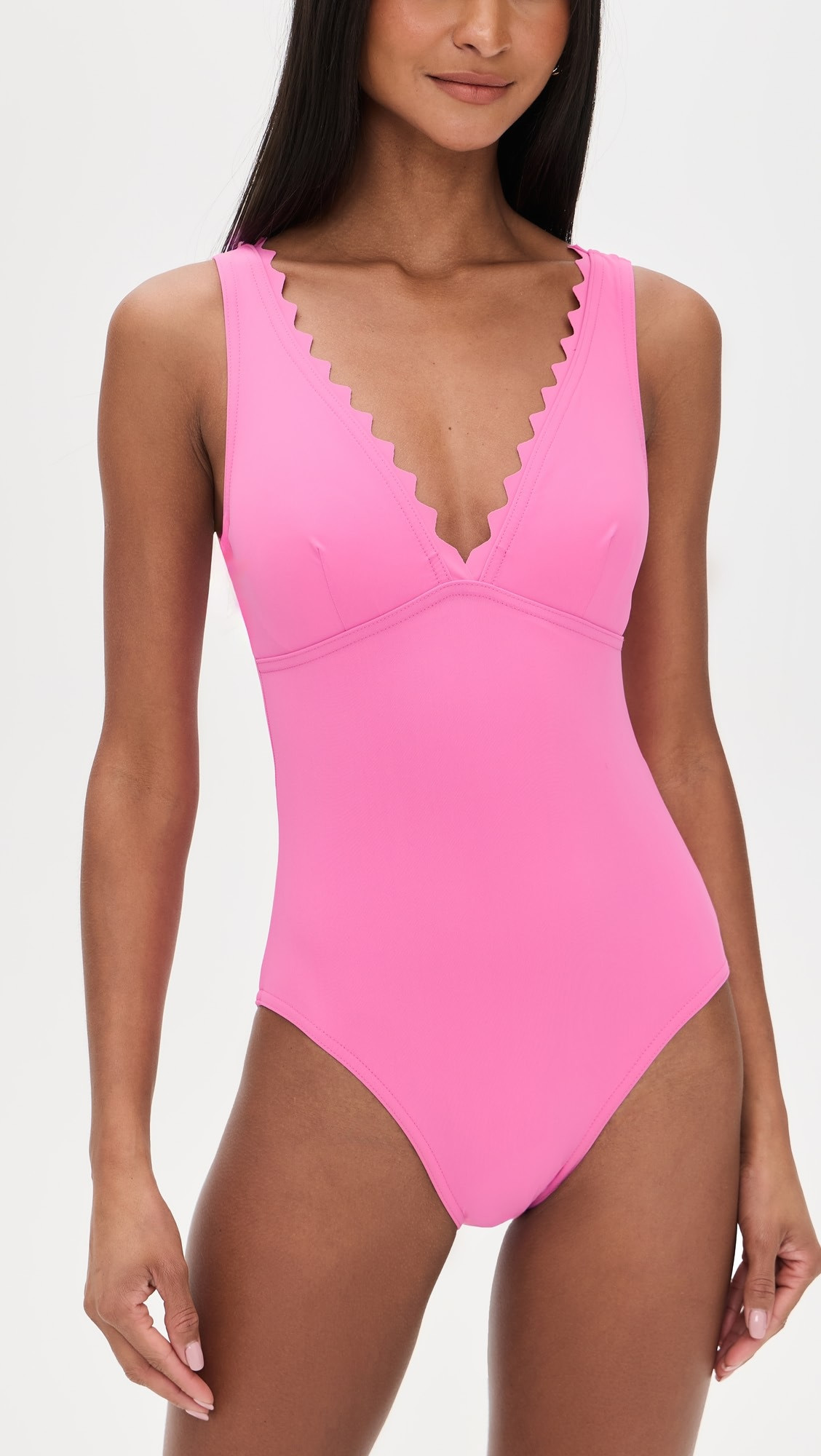Karla Colletto Ins V Neck Silent Underwire Tank Swimsuit | Shopbop | Shopbop