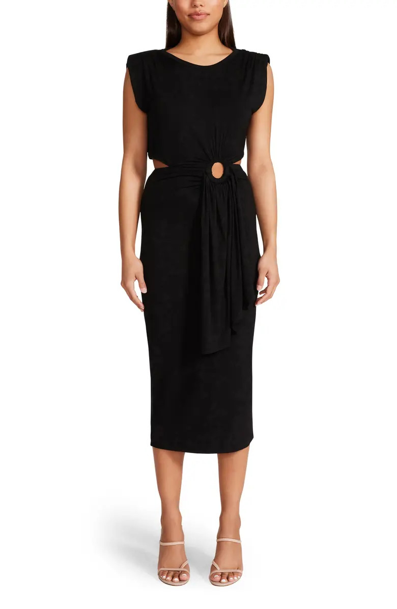 Peek My Interest Cutout Midi Dress | Nordstrom