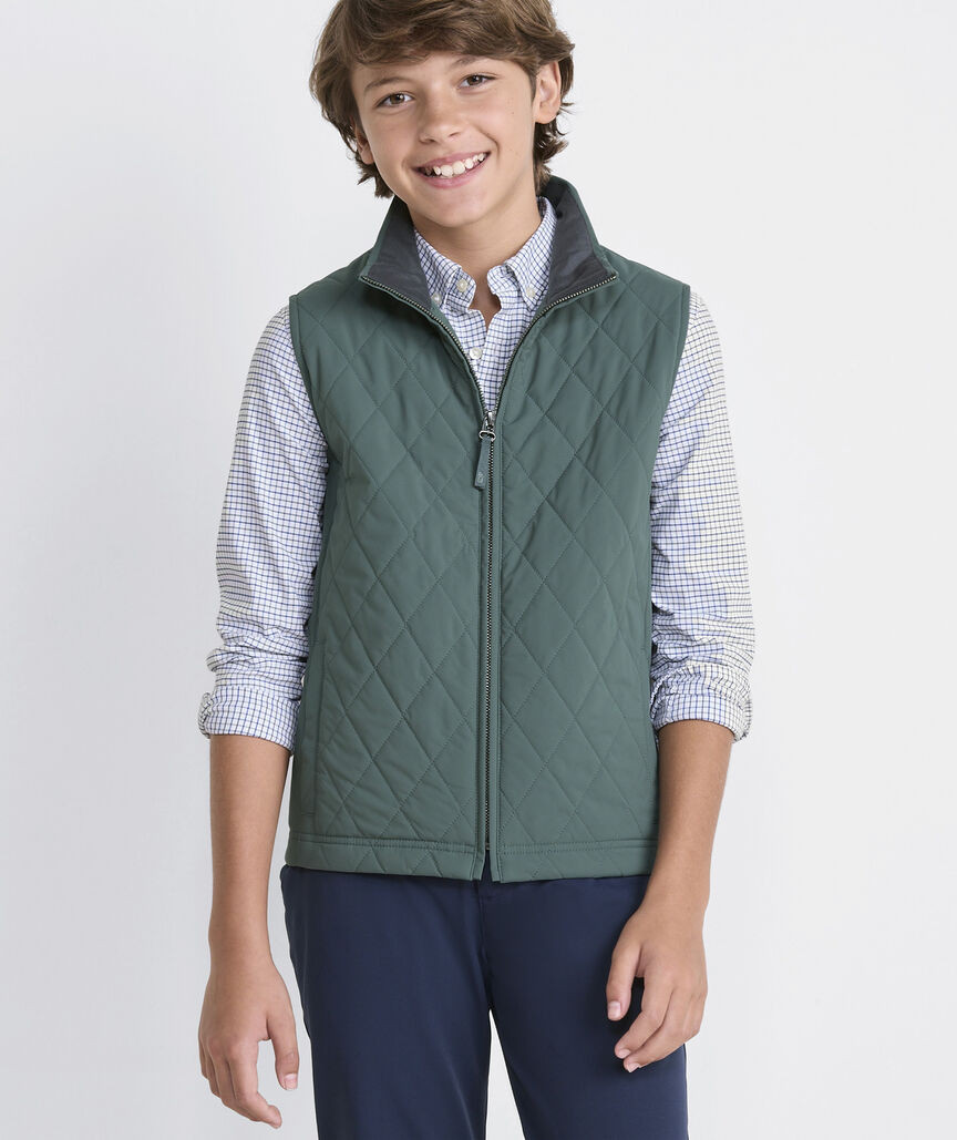 Boys' Dorset Quilted Vest | vineyard vines