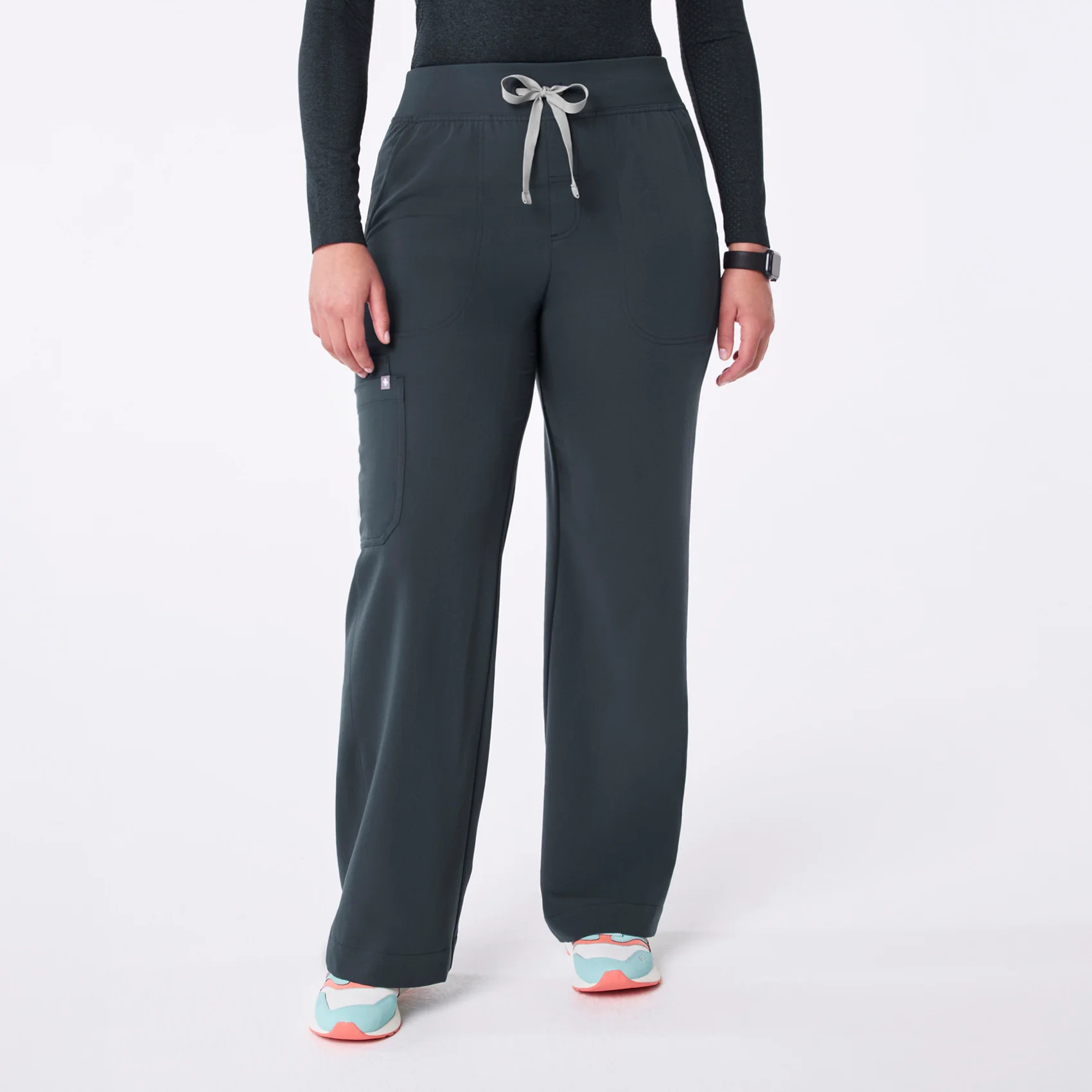 High Waisted Isabel Wide Leg Scrub Pants | FIGS