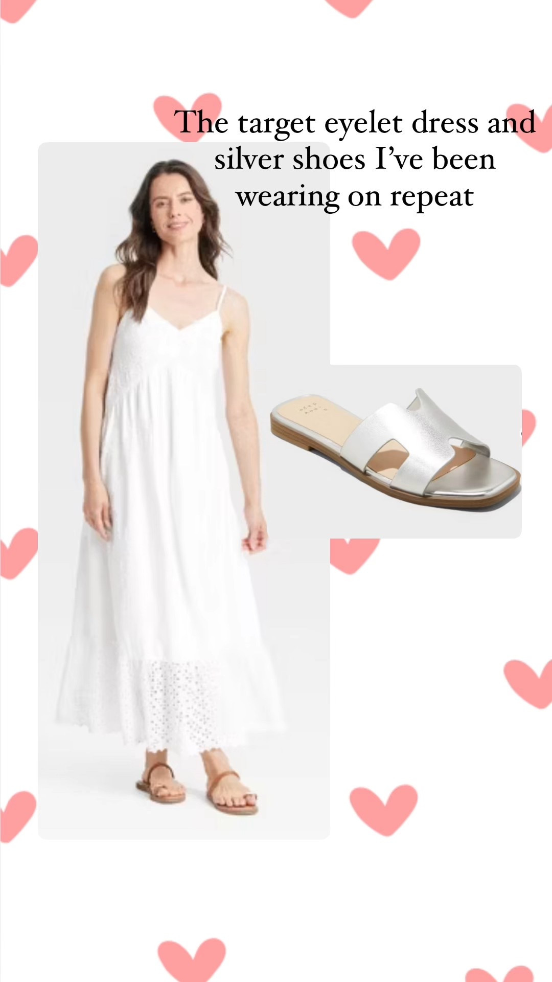 The target eyelet dress and silver shoes I’ve been wearing on repeat 

#LTKFindsUnder50 #LTKSaleAlert #LTKWatchNow