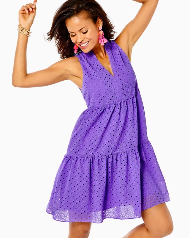 Novella Eyelet Swing Dress | Lilly Pulitzer