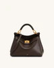 Lucia Classic Top Handbag - Dark Brown | JW PEI US