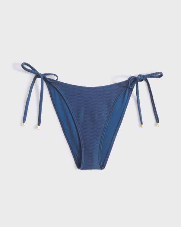 Women's Low Rise Tie-Side Cheeky Bottom | Women's Swimwear | Abercrombie.com | Abercrombie & Fitch (US)