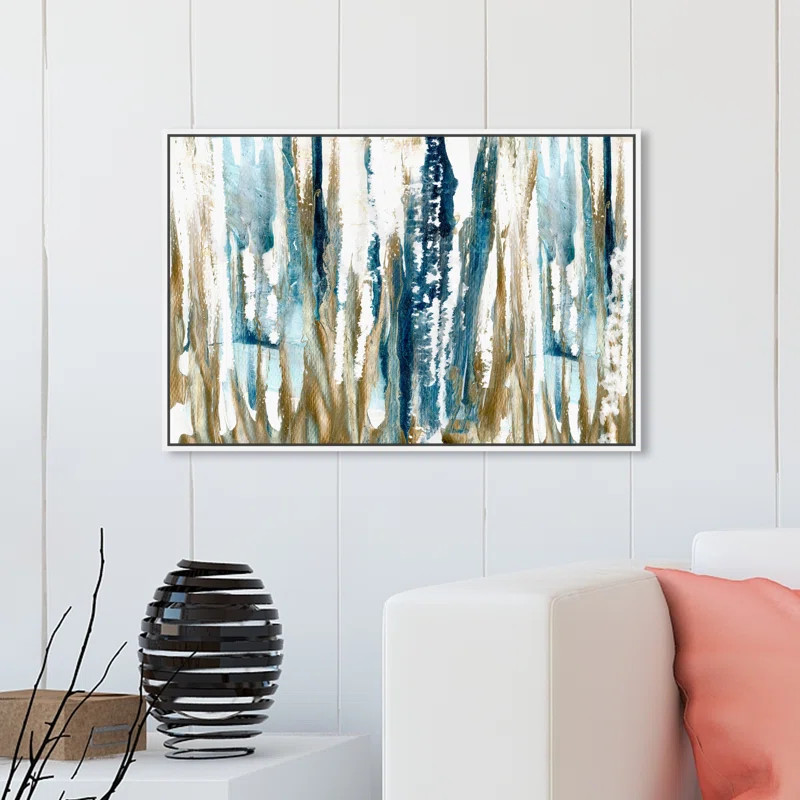 Abstract Faith, Modern & Contemporary Blue On Canvas by Oliver Gal Print | Wayfair North America