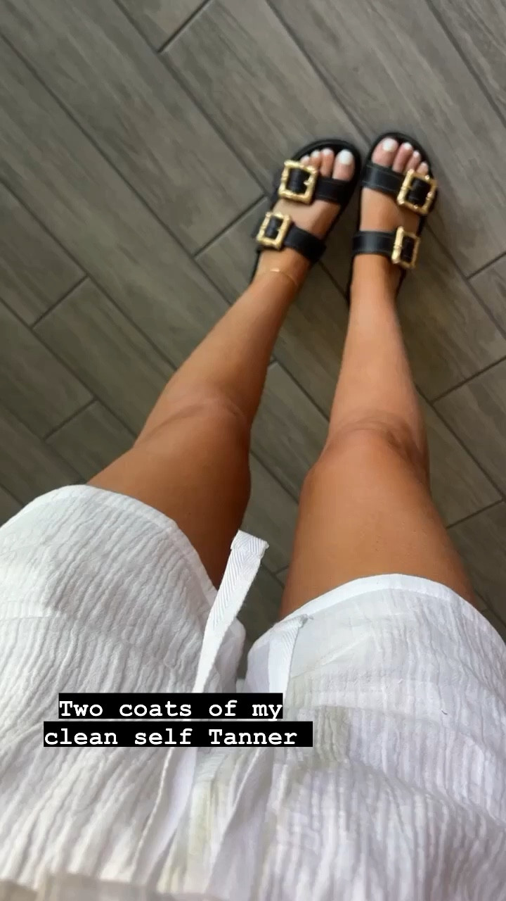 Top rated clean self tanner from Amazon
I use multiple coats for a darker look
My favorite summer sandals
Amazon anklet 

#LTKStyleTip #LTKShoeCrush #LTKBeauty