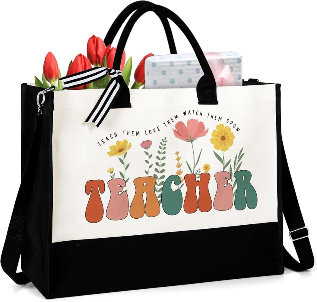 Amazon.com: UAREHIBY Teacher Appreciation Gifts with Tote Bag,Teacher Gifts for Women,Back To Sch... | Amazon (US)
