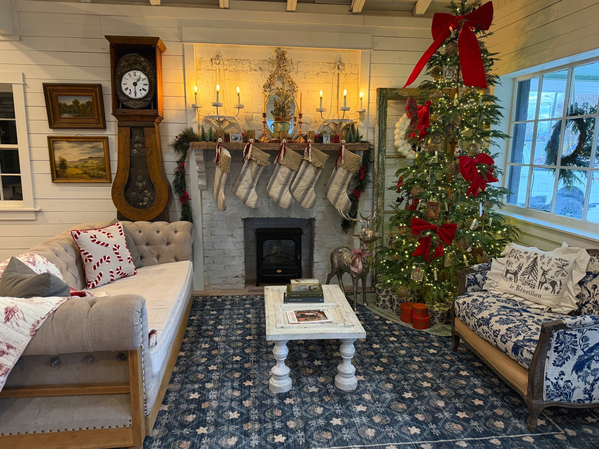 Christmas has come to the living room. I love this cozy little space. We all seem to meet up here every night.  We talk about our day and just enjoy the cozy season  

#LTKGiftGuide #LTKSeasonal #LTKHoliday