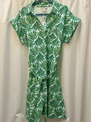 NWT Lilly Pulitzer Emersyn Dress Color: Kitts Green Crossgrain. Size Large | eBay US