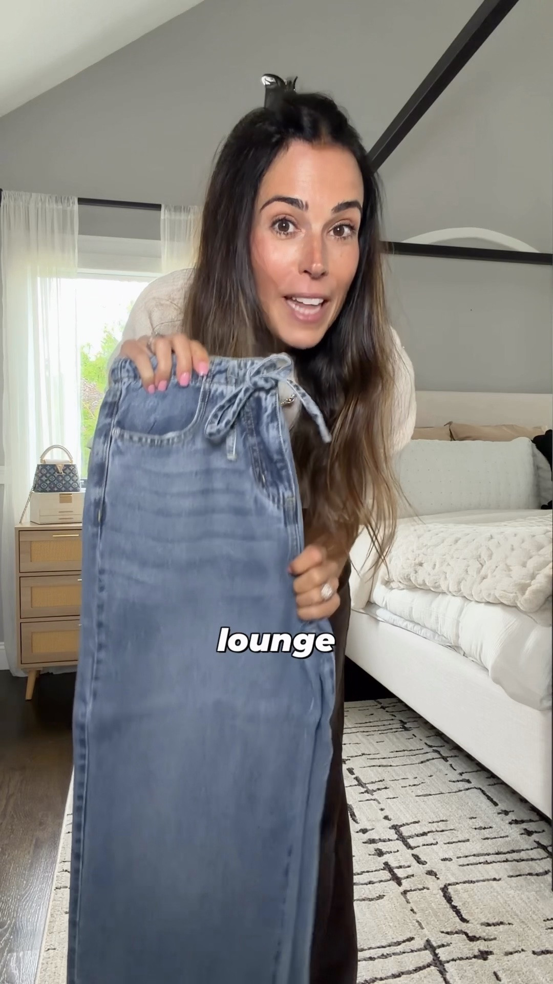 My VERY favorite “lounge denim” just launched in chocolate brown for fall and I don’t think I’ve ever added something to my cart faster 🤎 They look like jeans but feel like your favorite comfy pants… I’m in LOVE!

💌type “LOUNGE” and I’ll send you the details!
🔗 wearing size xs

#LTKOver40 #LTKSeasonal #LTKootd