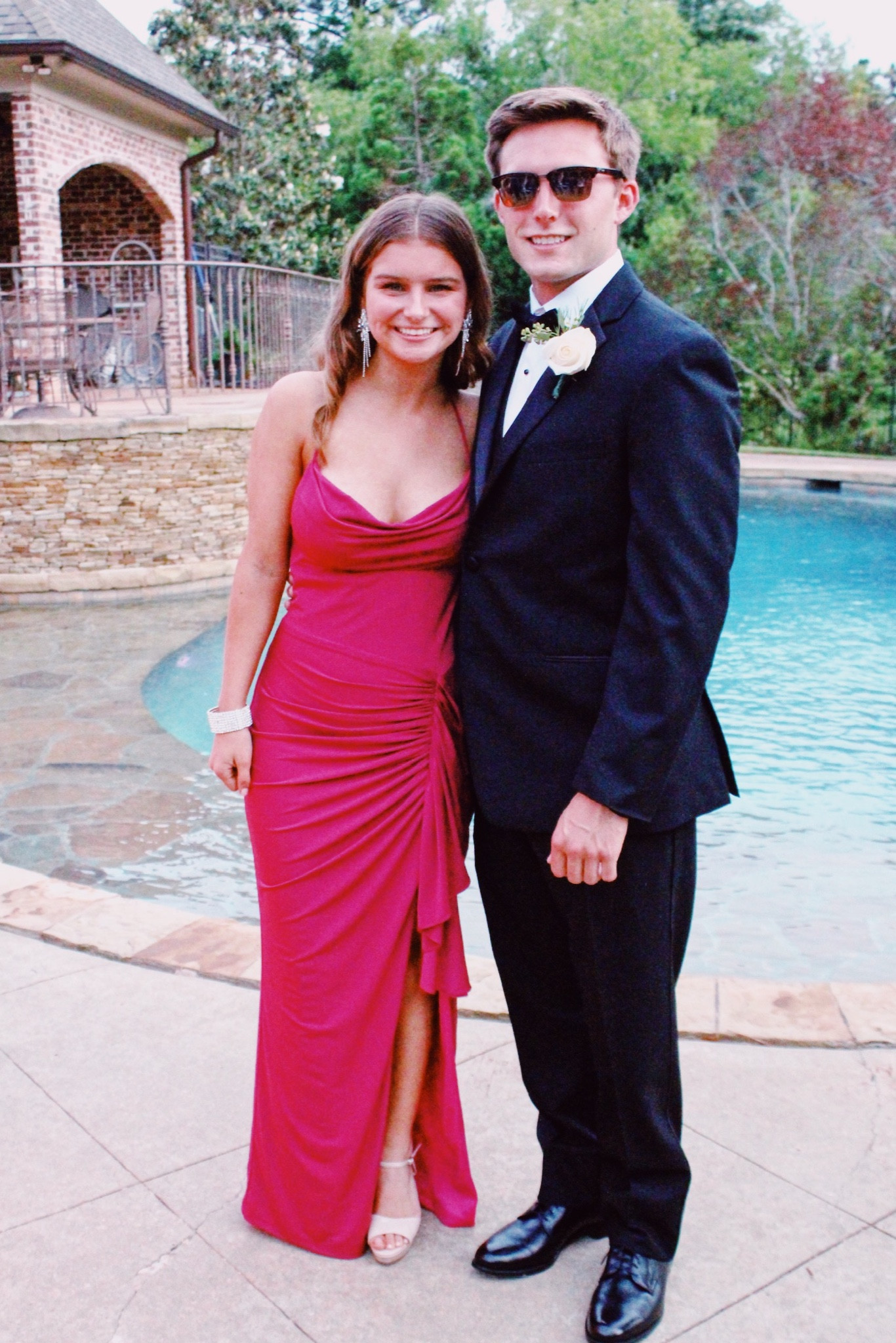 Pink Peacock Prom Dresses