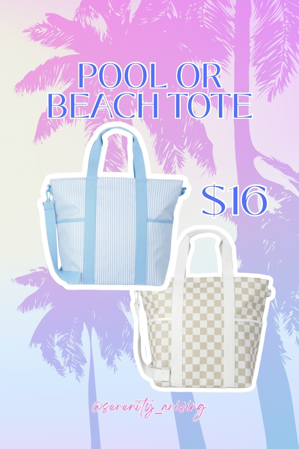 Cutest beach bags!!! Love the checker print! #walmart #walmartfinds #walmartstyle

#LTKSaleAlert