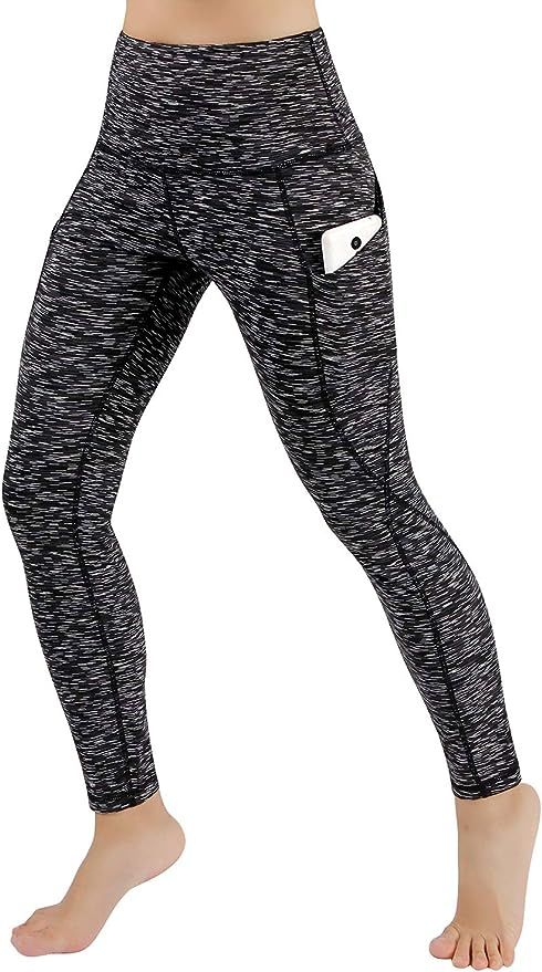 ODODOS Out Pocket High Waist Yoga Pants,Tummy Control,Pocket Workout Yoga Pant | Amazon (US)