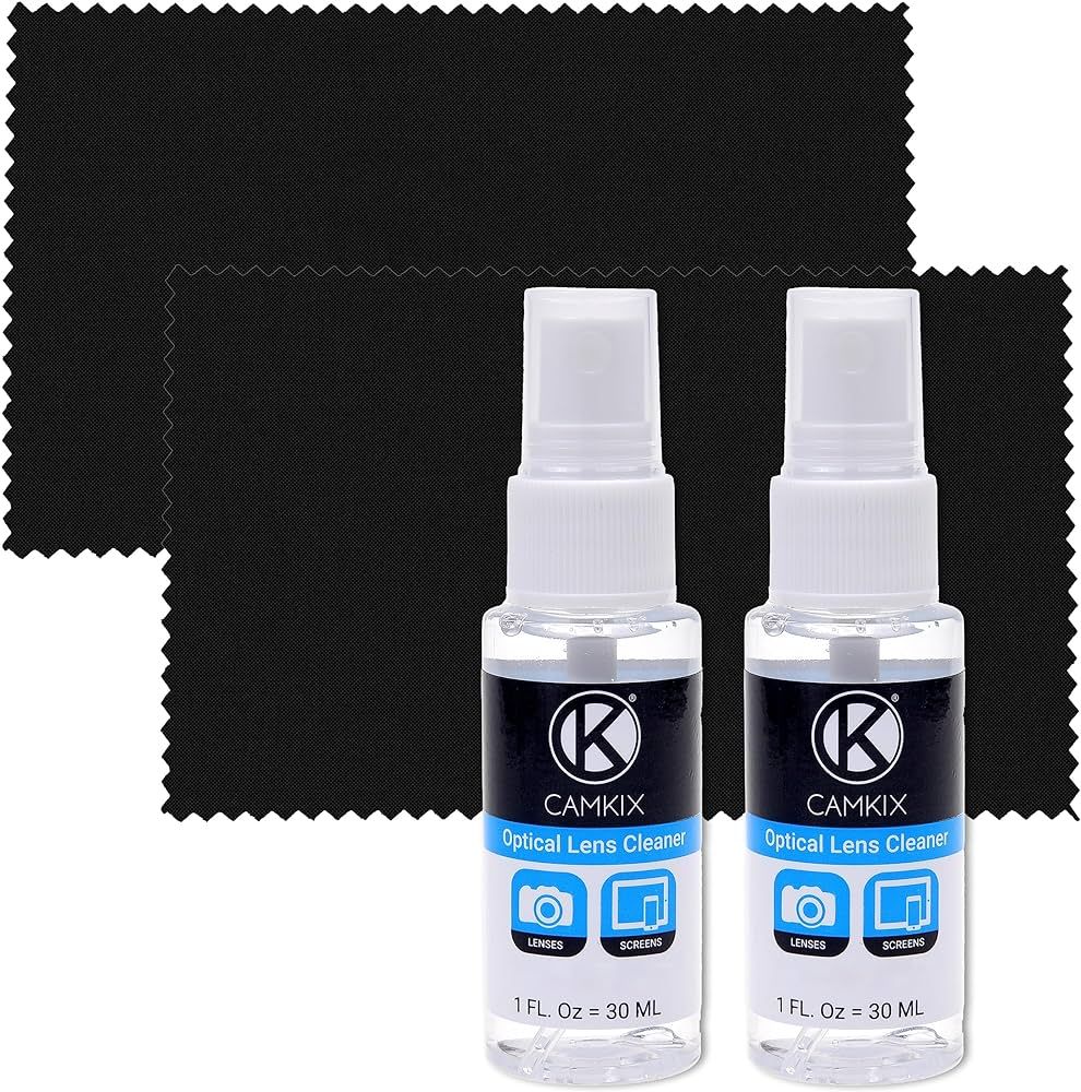 Lens and Screen Cleaning Kit - 2X Cleaning Spray, 2X Microfiber Cloth - Perfect to Clean The Lens... | Amazon (US)