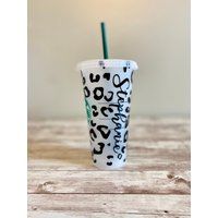 Leopard Starbucks Cup | Etsy (US)