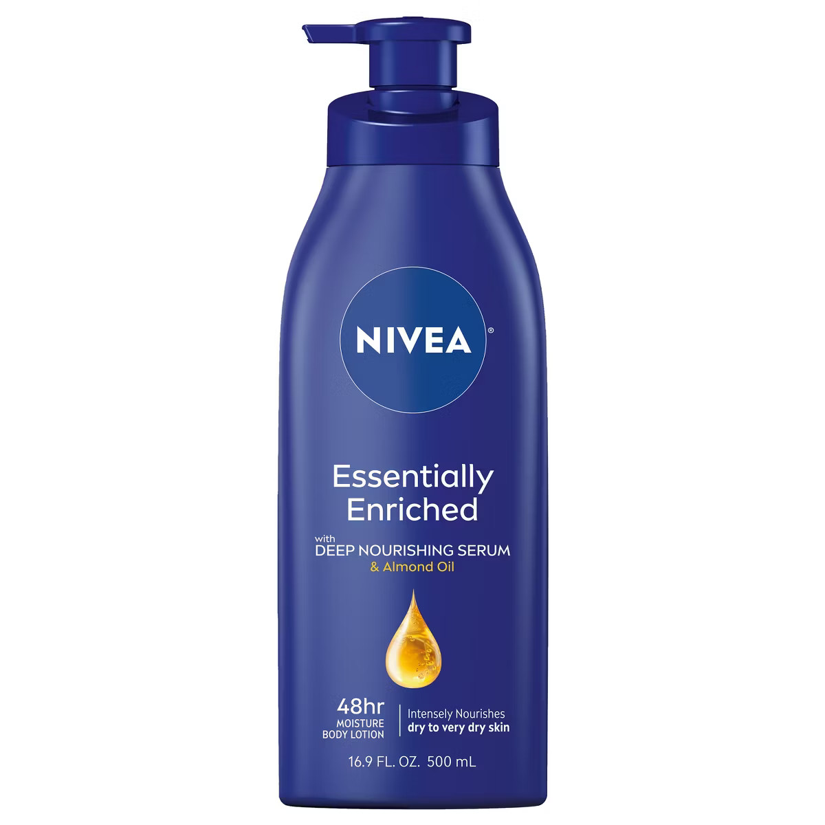 NIVEA Essentially Enriched Dry Skin Body Lotion with Almond Oil Scented - 16.9 fl oz | Target