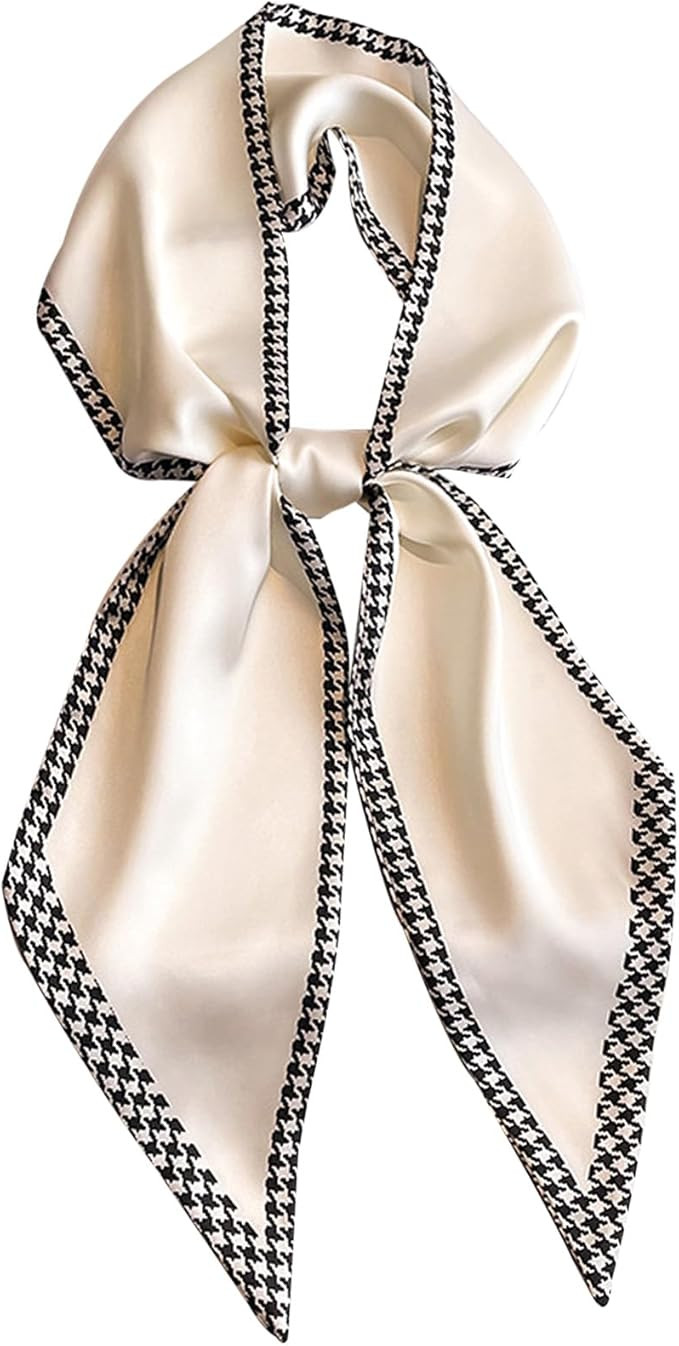 Head Scarf Purse Handle Neck Satin Hair Scarfs For Bag Lightweight Silky Long Thin Women's Fashio... | Amazon (US)