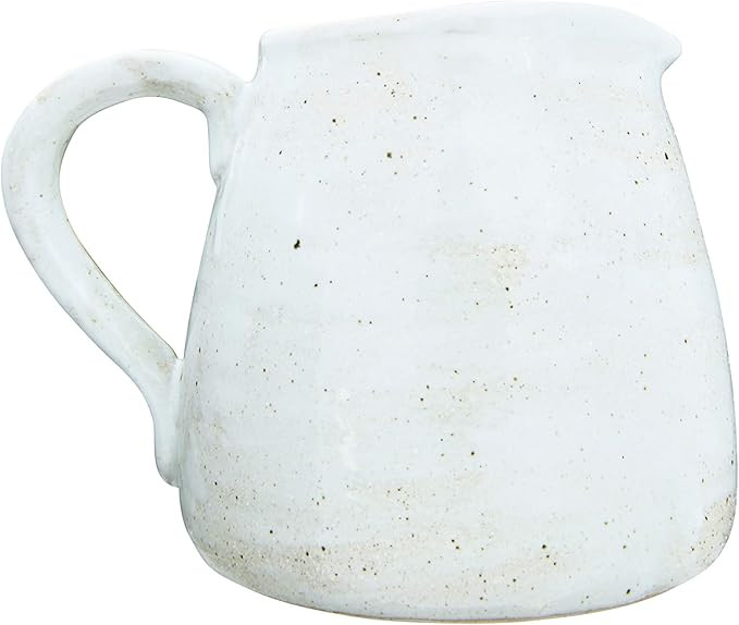 Creative Co-Op DF2928 32 oz. Stoneware Reactive Glaze Finish (Each One Will Vary) Pitcher, Light ... | Amazon (US)