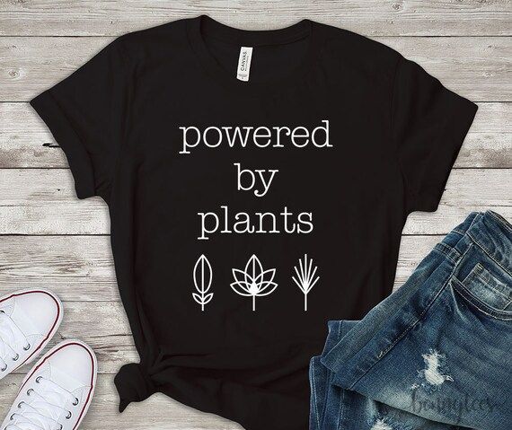 Vegan, vegan shirt, vegan tshirt, plants, plants tee, vegetarian, vegan clothing, vegan clothing wom | Etsy (US)