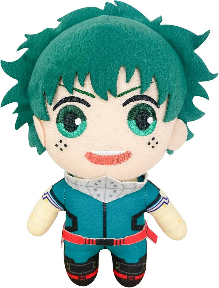 Great Eastern - My Hero Academia - Izuku Midoriya Deku Hero Costume Gamma Plush, 8-inches | Amazon (US)