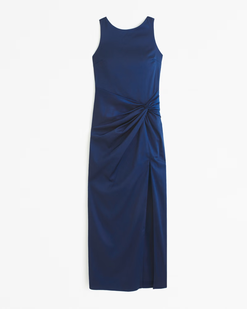 Draped Skirt Maxi Dress | Abercrombie & Fitch (US)