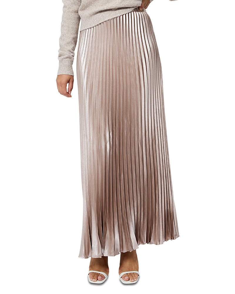 French Connection Marielle Satin Pleated Maxi Skirt | Bloomingdale's (US)